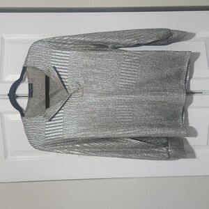 Jim and Cami: metallic gold and silver top: Size large: